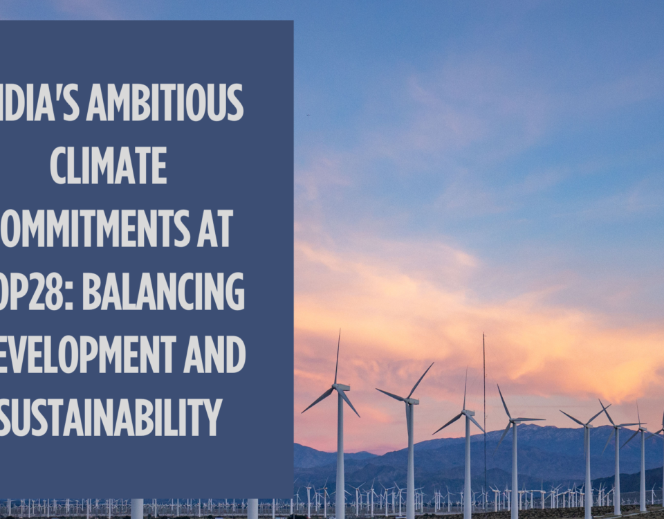 India's Ambitious Climate Commitments at COP28